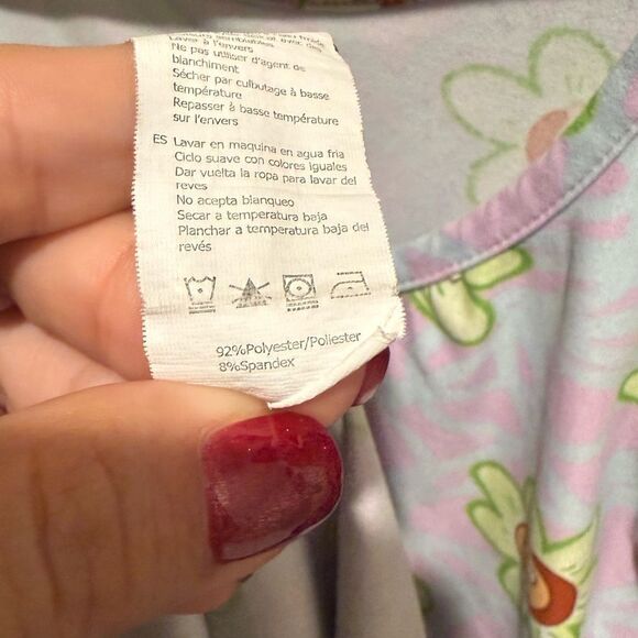 Rick and Morty Matching PJ Set Cami Tank Shorts Adult Swim Purple Green Medium - Picture 9 of 9